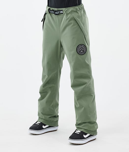Dope Blizzard W 2024 Snowboardbukse Dame Moss Green