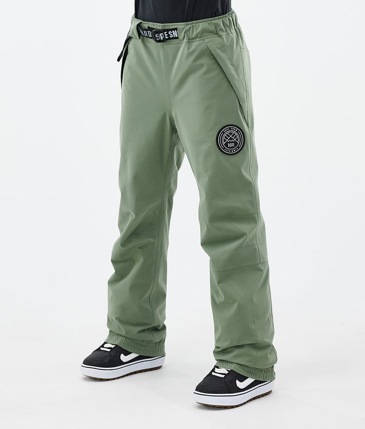 Dope Blizzard W 2024 Snowboardbukse Dame Moss Green, Bilde 1 av 5