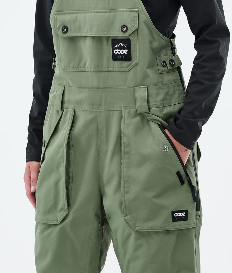 Dope Notorious B.I.B W Snowboardbukse Dame Moss Green, Bilde 5 av 7