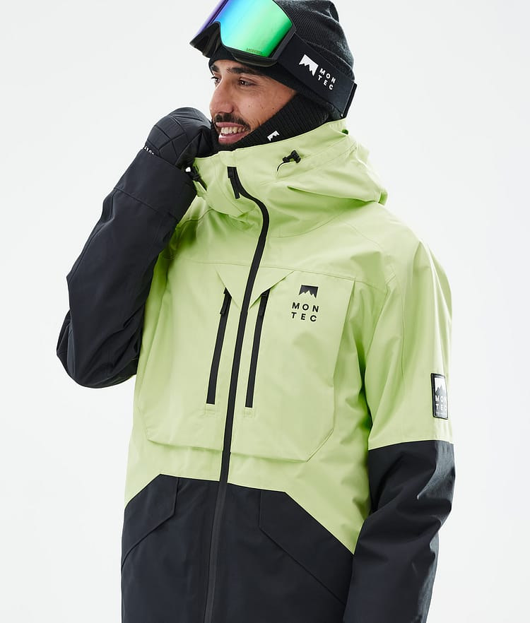 Montec Arch Snowboardjakke Herre Faded Neon/Black Renewed, Bilde 2 av 10