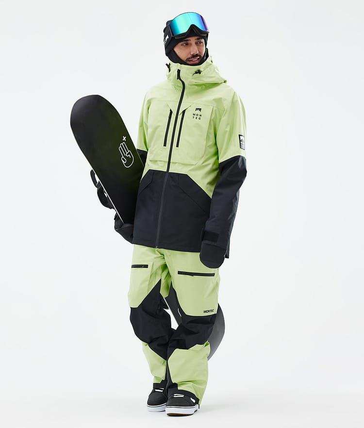 Montec Arch Snowboardjakke Herre Faded Neon/Black Renewed, Bilde 3 av 10