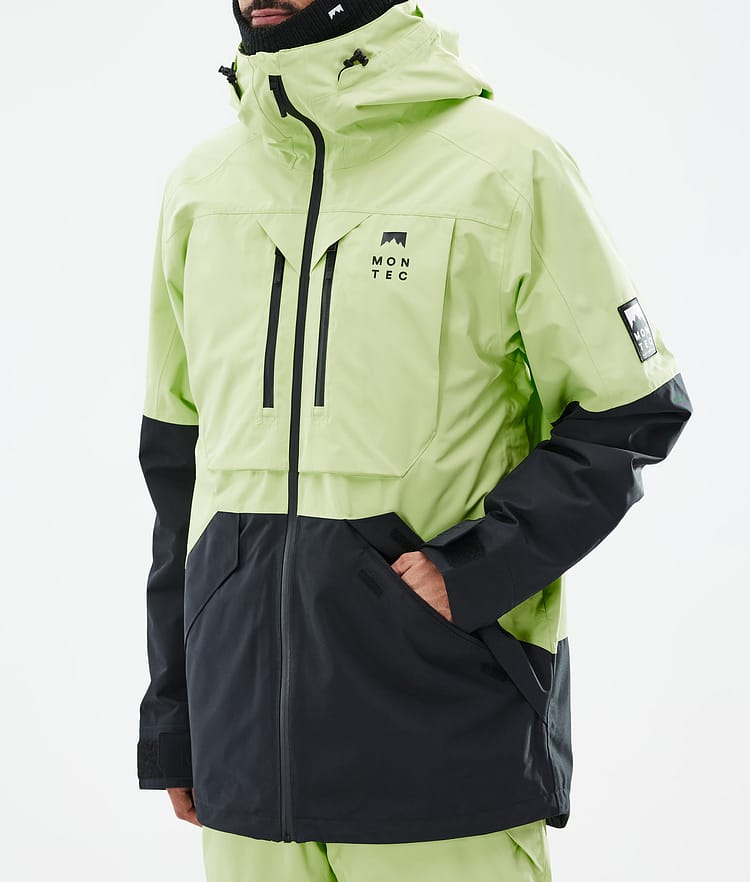 Montec Arch Snowboardjakke Herre Faded Neon/Black Renewed, Bilde 8 av 10