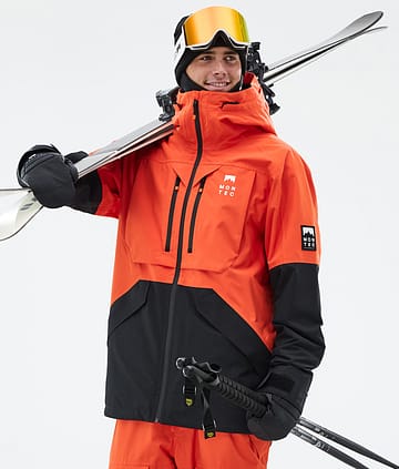 Montec Arch Skijakke Herre Orange/Black