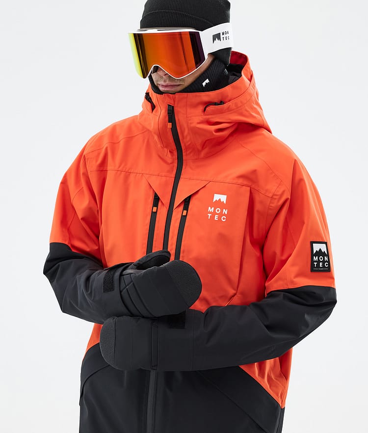 Montec Arch Snowboardjakke Herre Orange/Black Renewed, Bilde 2 av 10