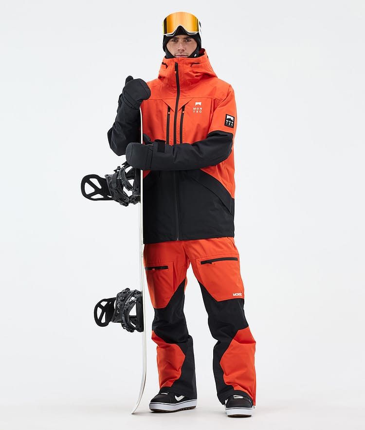 Montec Arch Snowboardjakke Herre Orange/Black Renewed, Bilde 3 av 10