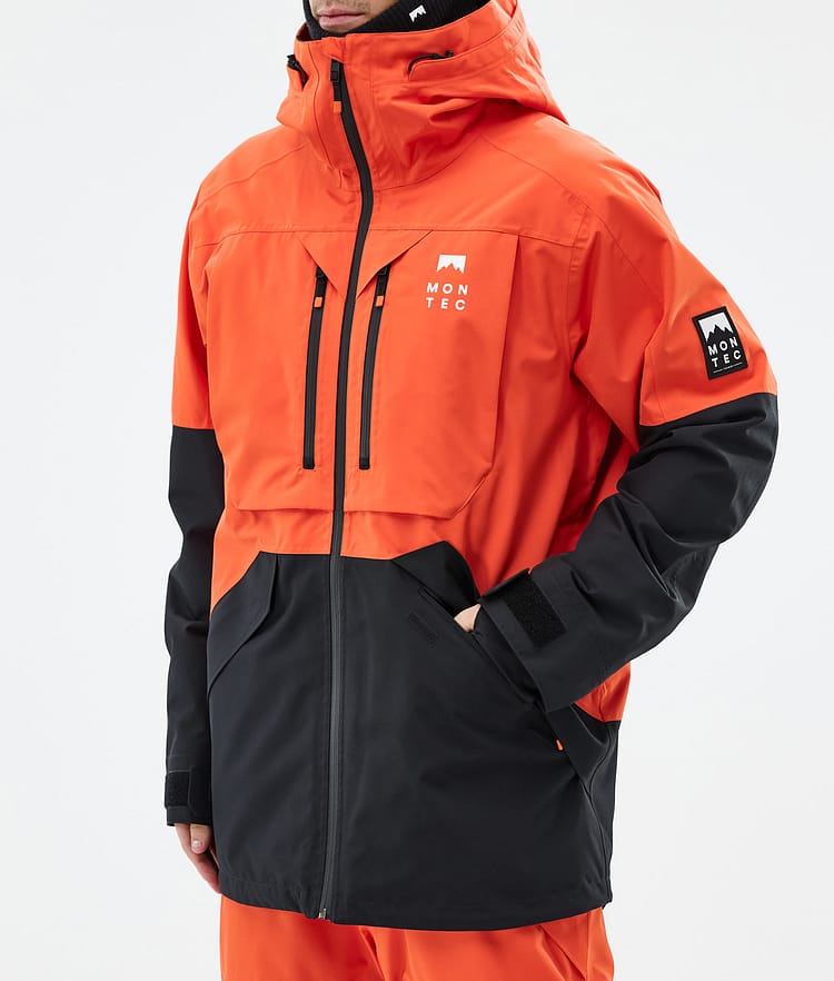 Montec Arch Snowboardjakke Herre Orange/Black Renewed, Bilde 8 av 10
