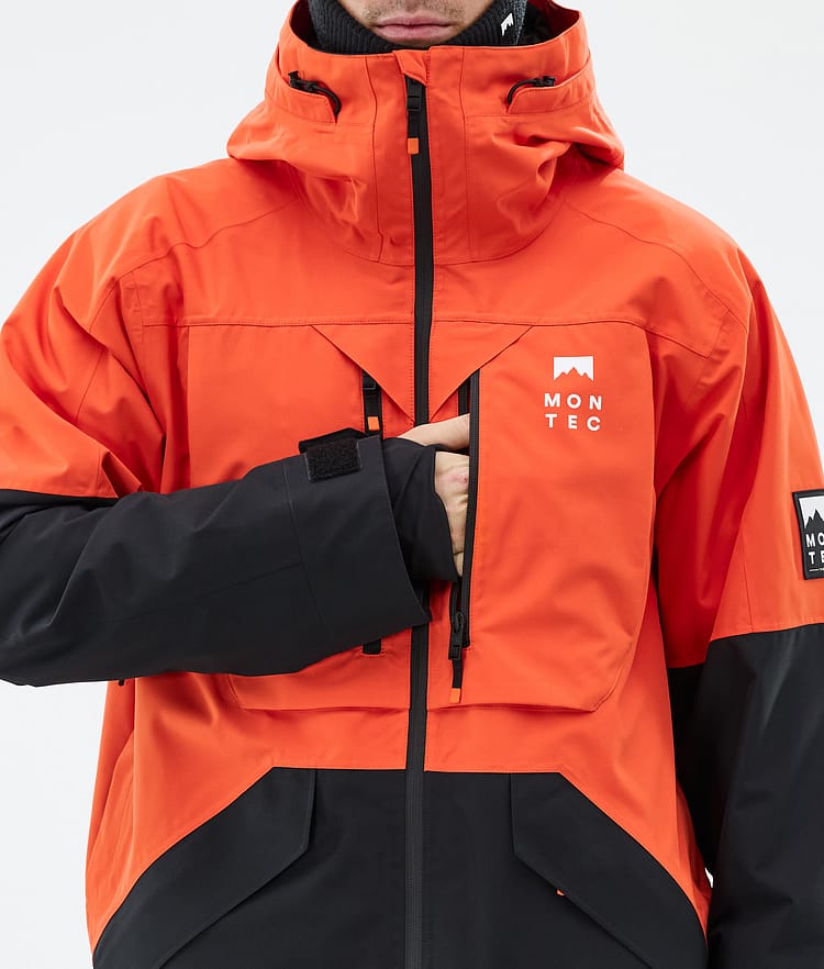 Montec Arch Snowboardjakke Herre Orange/Black Renewed, Bilde 9 av 10