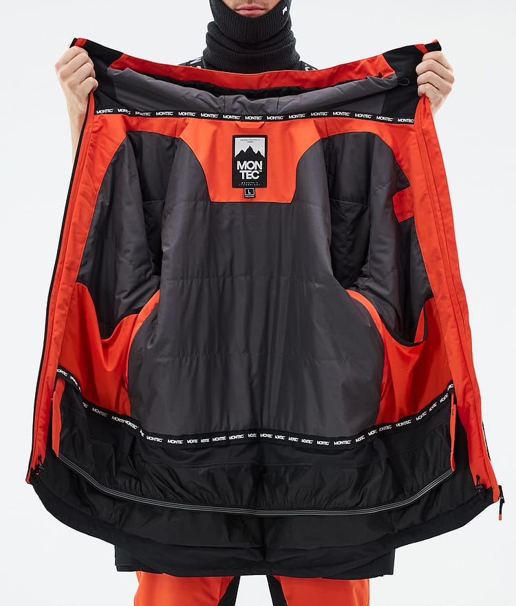 Montec Arch Snowboardjakke Herre Orange/Black Renewed, Bilde 10 av 10