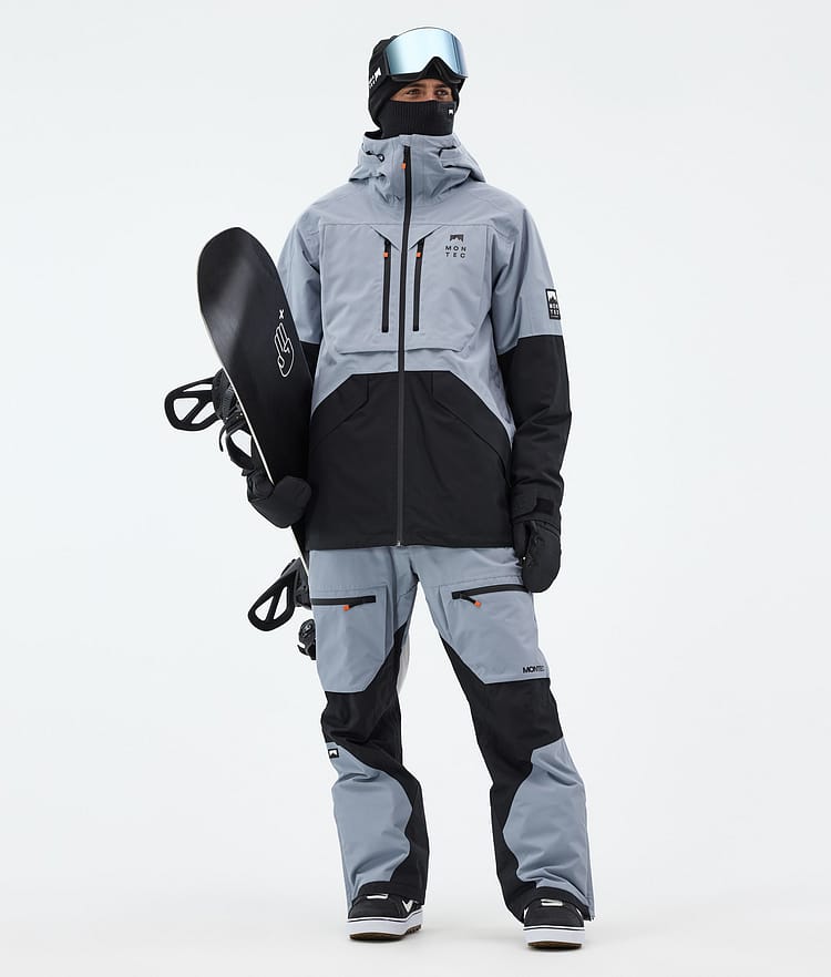 Montec Arch Snowboardjakke Herre Soft Blue/Black, Bilde 3 av 10