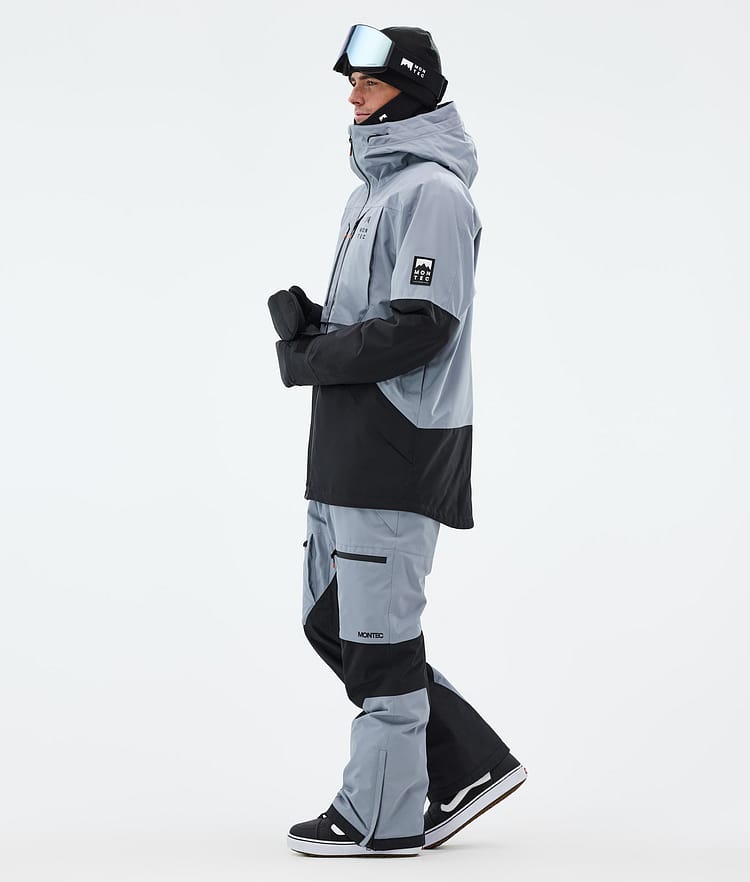 Montec Arch Snowboardjakke Herre Soft Blue/Black, Bilde 4 av 10