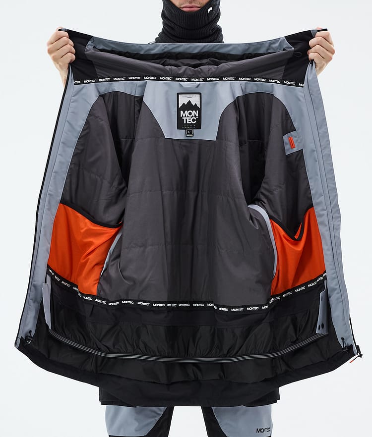 Montec Arch Snowboardjakke Herre Soft Blue/Black, Bilde 10 av 10