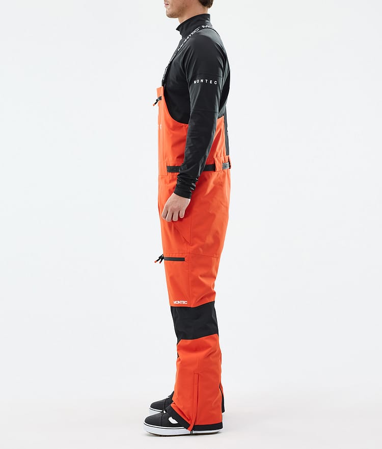 Montec Arch Snowboardbukse Herre Orange/Black, Bilde 2 av 6