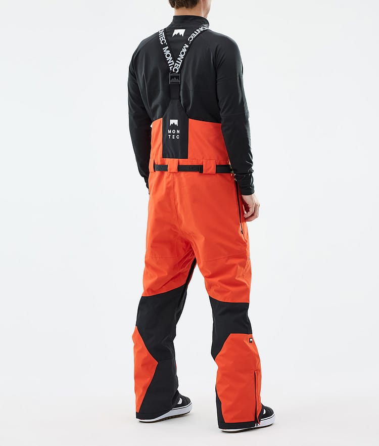 Montec Arch Snowboardbukse Herre Orange/Black, Bilde 3 av 6