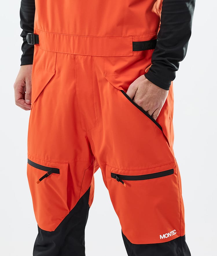Montec Arch Skibukse Herre Orange/Black, Bilde 4 av 6