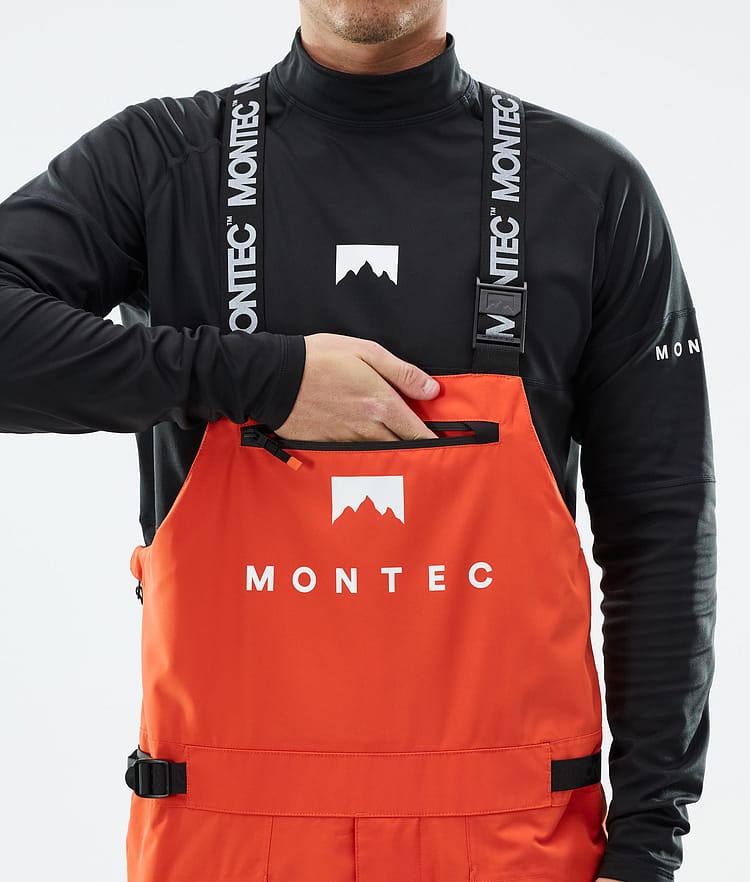 Montec Arch Skibukse Herre Orange/Black, Bilde 5 av 6
