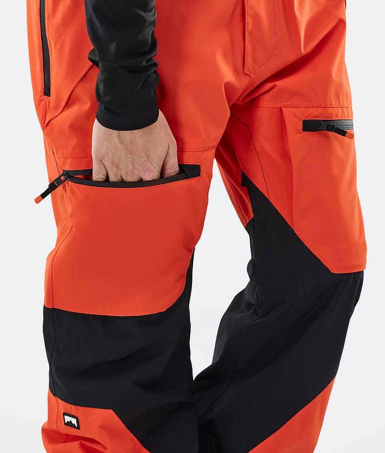 Montec Arch Snowboardbukse Herre Orange/Black, Bilde 6 av 6