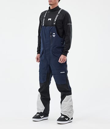 Montec Fawk Snowboardbukse Herre Dark Blue/Black/Light Grey Renewed