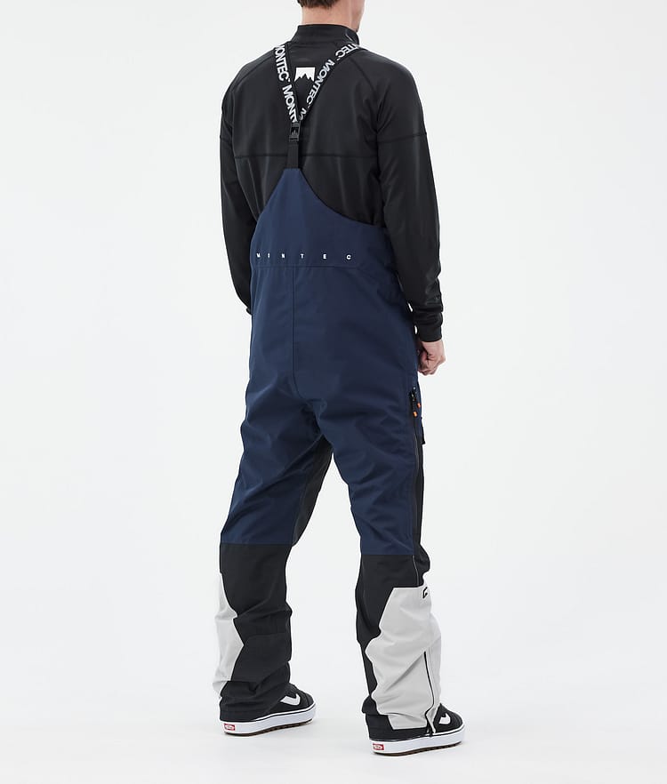 Montec Fawk Snowboardbukse Herre Dark Blue/Black/Light Grey Renewed, Bilde 4 av 7