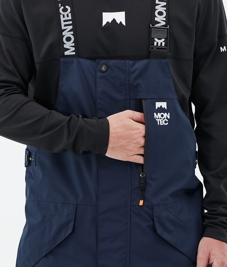 Montec Fawk Snowboardbukse Herre Dark Blue/Black/Light Grey Renewed, Bilde 6 av 7