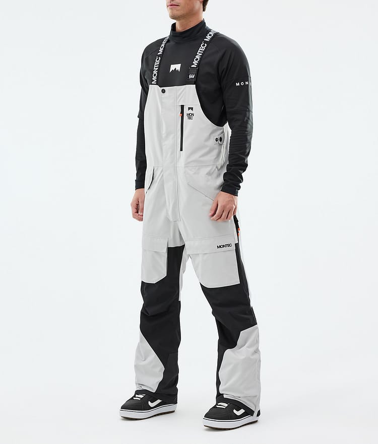 Montec Fawk Snowboardbukse Herre Light Grey/Black Renewed, Bilde 1 av 6
