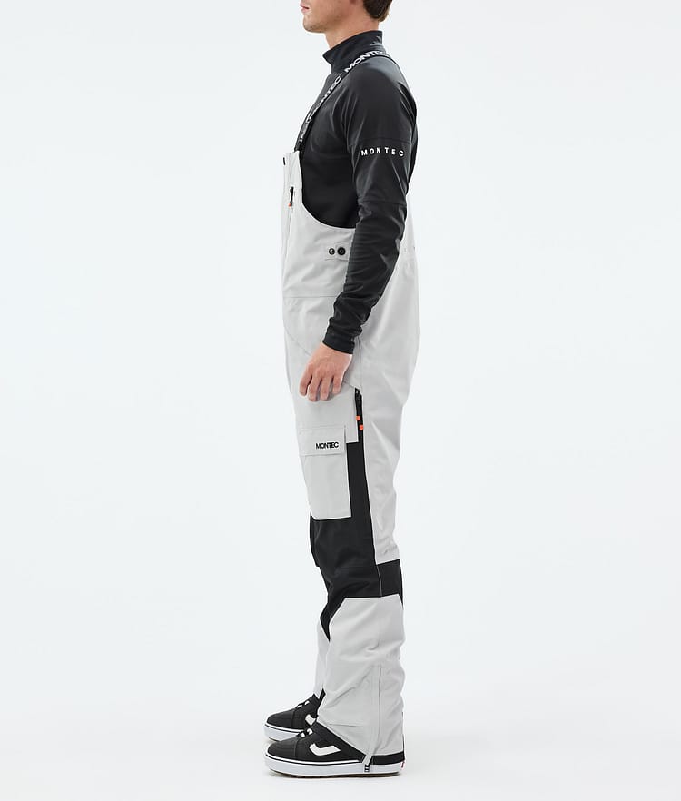 Montec Fawk Snowboardbukse Herre Light Grey/Black Renewed, Bilde 2 av 6