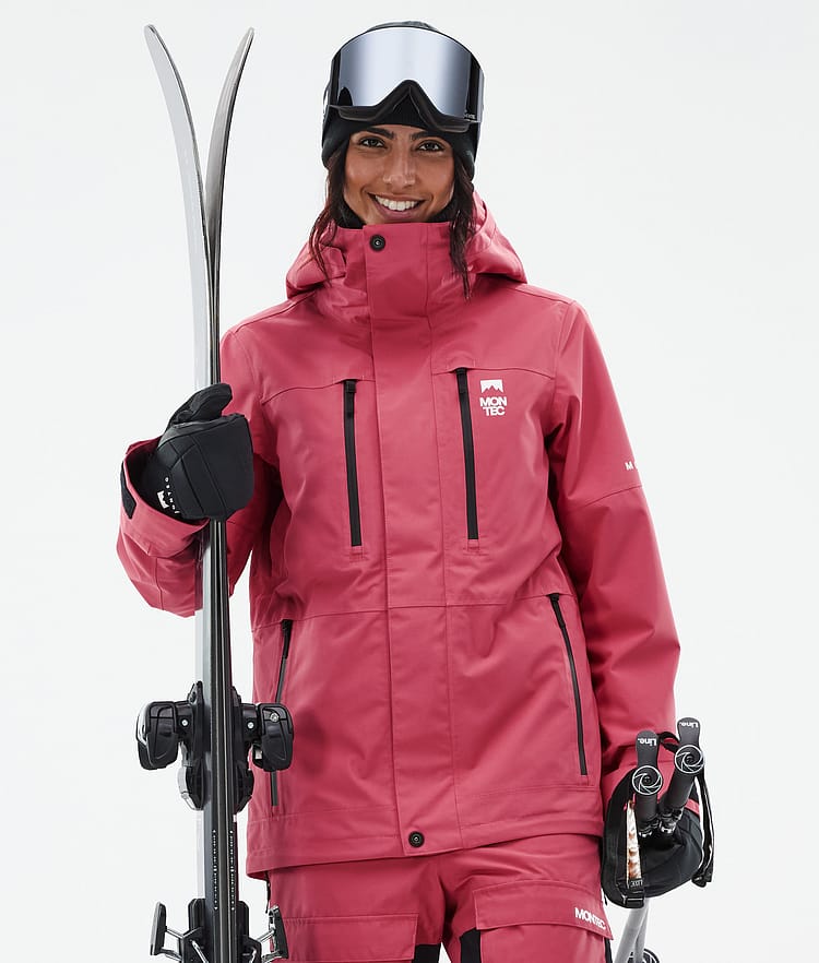 Montec Fawk W Skijakke Dame Light Red, Bilde 1 av 9