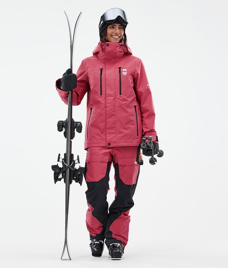 Montec Fawk W Skijakke Dame Light Red, Bilde 2 av 9