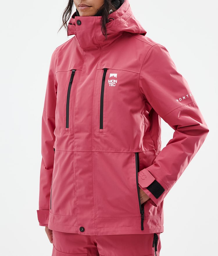 Montec Fawk W Snowboardjakke Dame Light Red Renewed, Bilde 7 av 9