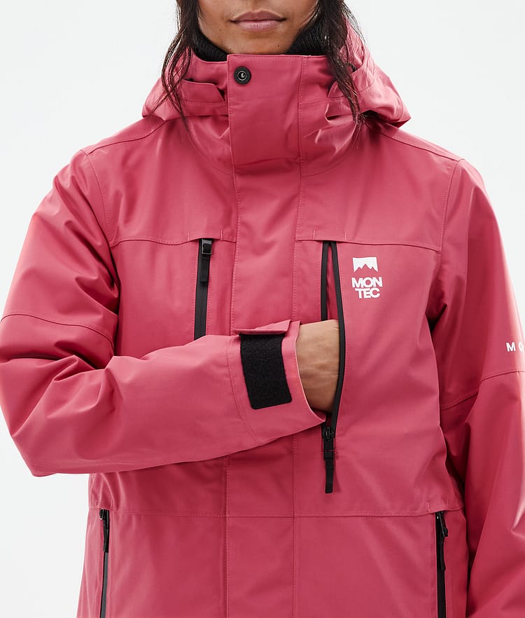 Montec Fawk W Snowboardjakke Dame Light Red Renewed, Bilde 8 av 9