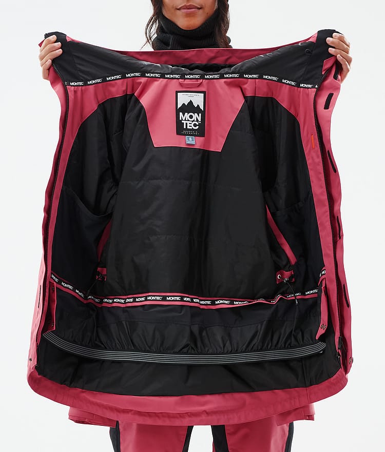 Montec Fawk W Snowboardjakke Dame Light Red Renewed, Bilde 9 av 9