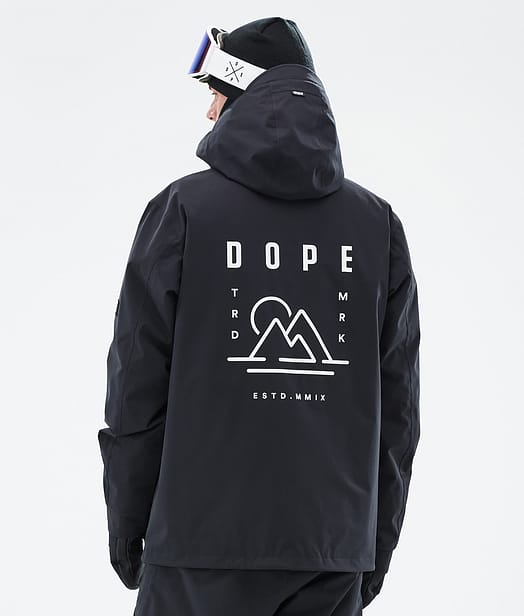 Dope Blizzard Snowboardjakke Herre North Black