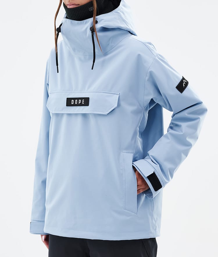 Dope Blizzard W Snowboardjakke Dame Corduroy Light Blue Renewed, Bilde 7 av 8