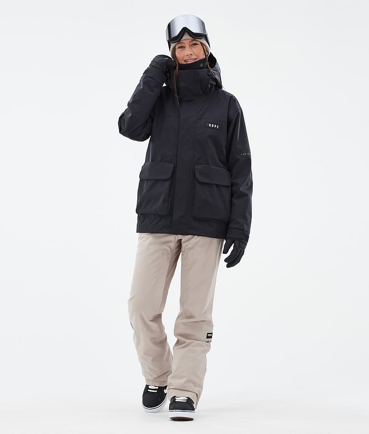Dope Acme W Snowboardjakke Dame Black Renewed, Bilde 2 av 9