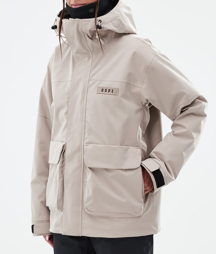 Dope Acme W Snowboardjakke Dame Sand Renewed, Bilde 7 av 9