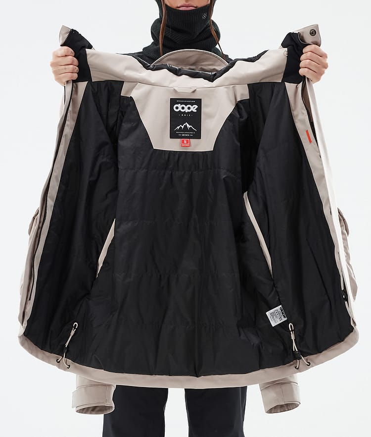 Dope Acme W Snowboardjakke Dame Sand Renewed, Bilde 9 av 9