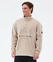 Dope Comfy Fleecegenser Herre Sand