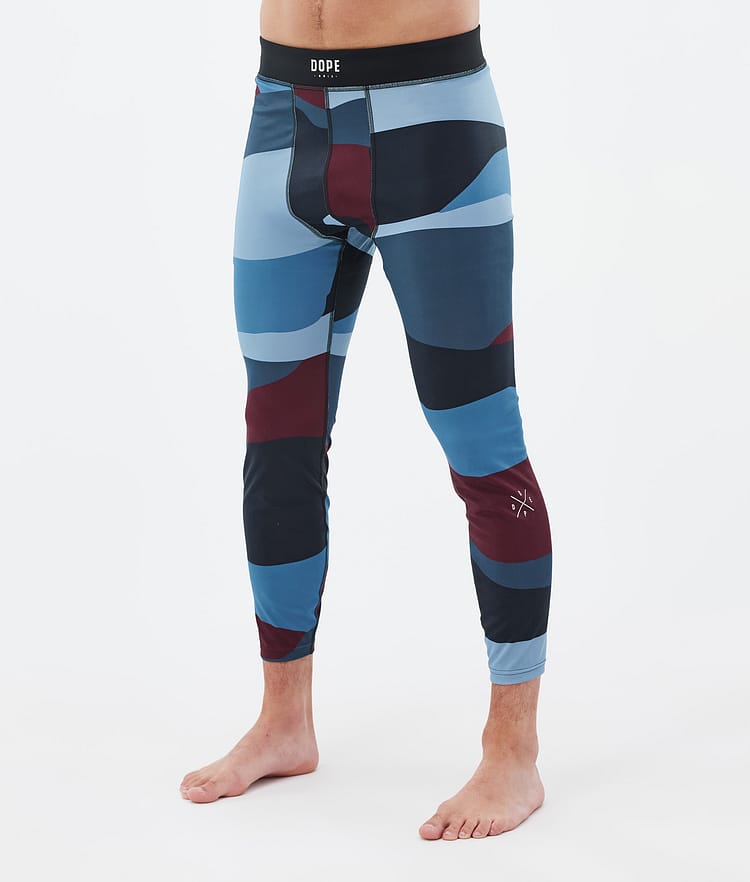 Dope Snuggle Superundertøy bukse Herre 2X-Up Shards Burgundy Blue, Bilde 1 av 7