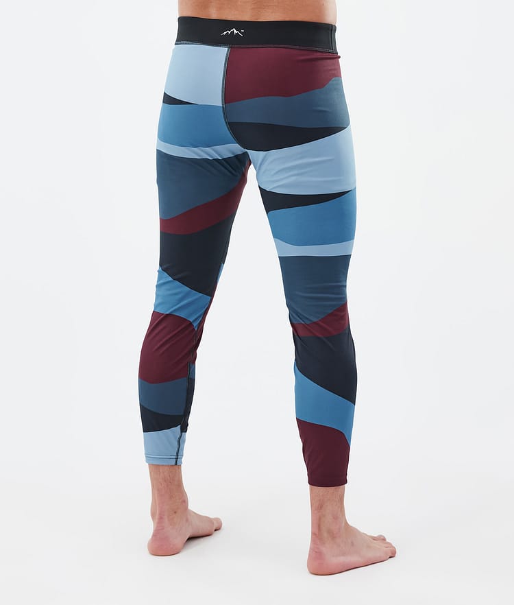 Dope Snuggle Superundertøy bukse Herre 2X-Up Shards Burgundy Blue, Bilde 2 av 7