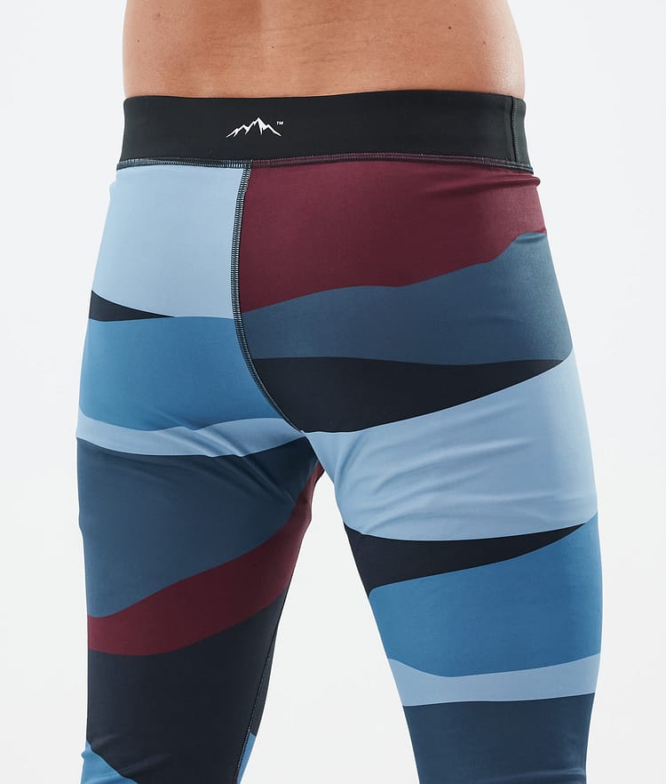 Dope Snuggle Superundertøy bukse Herre 2X-Up Shards Burgundy Blue, Bilde 6 av 7