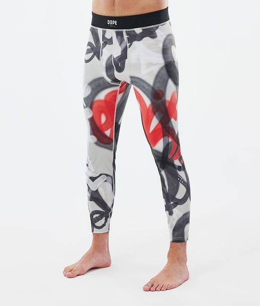 Dope Snuggle Superundertøy bukse Herre 2X-Up Spray Black Red