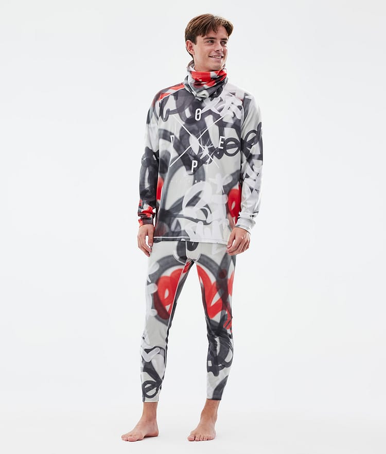 Dope Snuggle Superundertøy bukse Herre 2X-Up Spray Black Red, Bilde 3 av 7