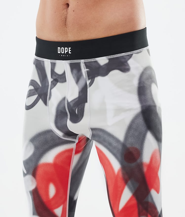 Dope Snuggle Superundertøy bukse Herre 2X-Up Spray Black Red, Bilde 5 av 7