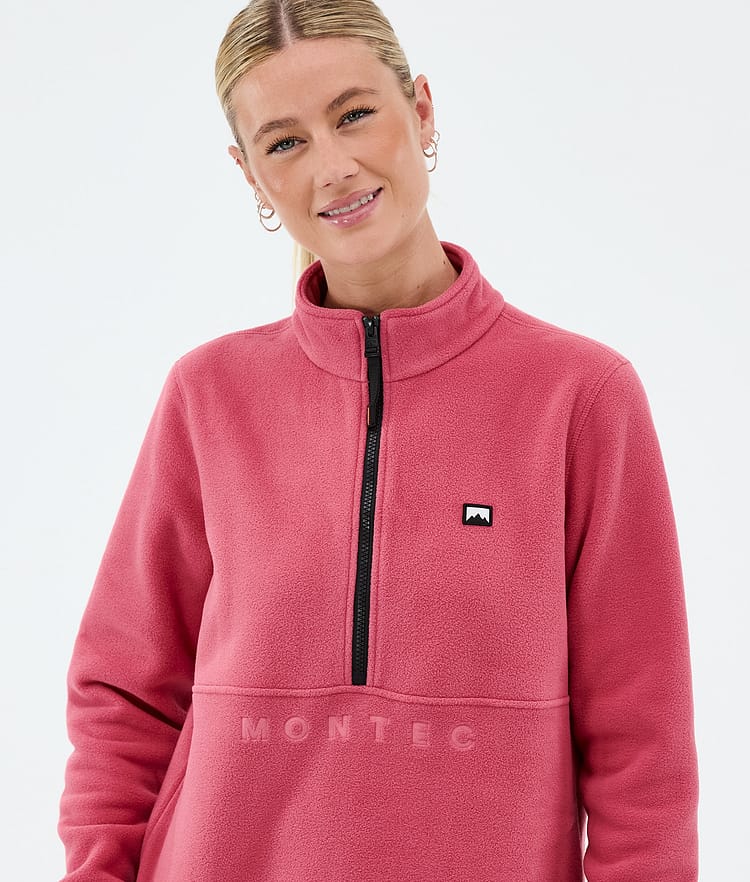 Montec Echo W Fleecegenser Dame Light Red Renewed, Bilde 2 av 5