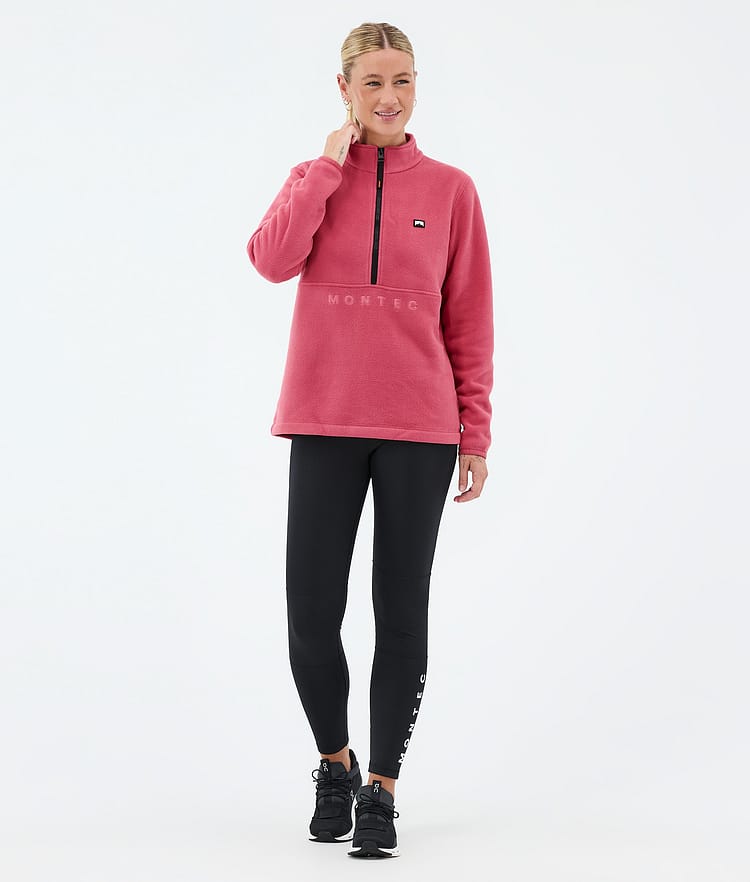 Montec Echo W Fleecegenser Dame Light Red Renewed, Bilde 3 av 5