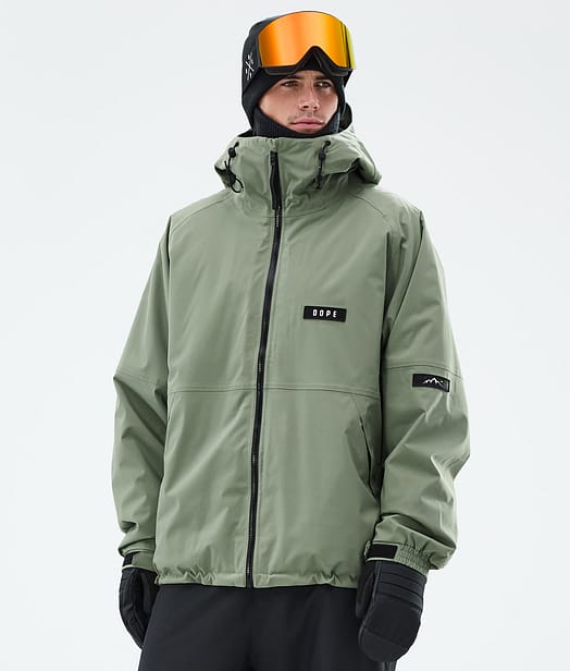 Dope Spartan Snowboardjakke Herre Moss Green