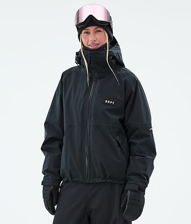 Dope Spartan W Snowboardjakke Dame Black Renewed
