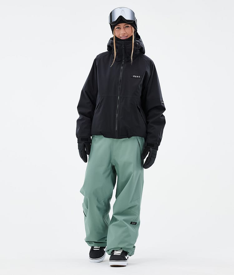 Dope Big W 2024 Snowboardbukse Dame Faded Green, Bilde 2 av 5