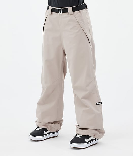 Dope Big W 2024 Snowboardbukse Dame Sand