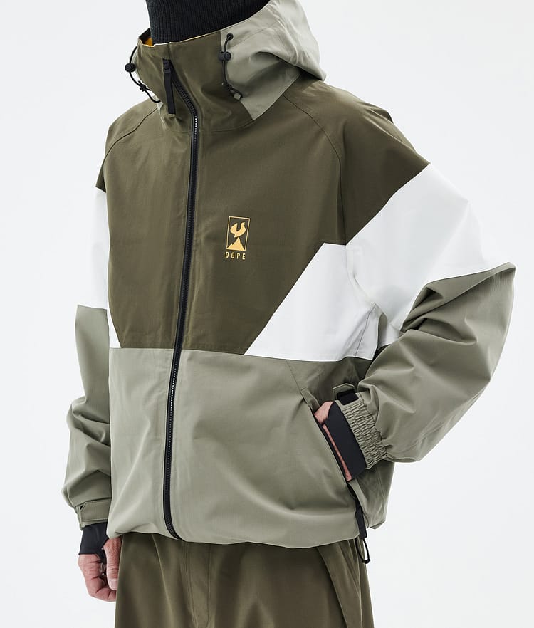 Dope JT Spartan Skijakke Herre Olive Green/Whitish/Greenish, Bilde 7 av 8
