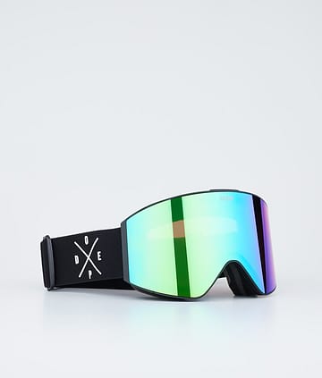 Dope Sight Skibriller Black/Green Mirror